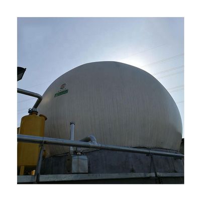 جودة  Round Double Membrane Biogas Holder With Recycling Advantage مصنع