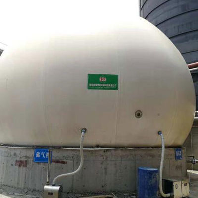 جودة  PES PVC PDFE Double Membrane Biogas Holder Gas Holder In Biogas Plant مصنع