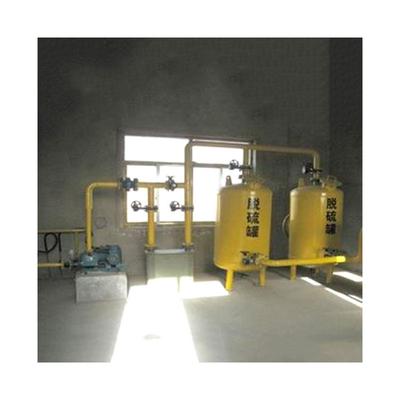 10PPM H2S تصفية معدات تنقية الغاز الحيوي مع مجفف ومزيل الكبريت