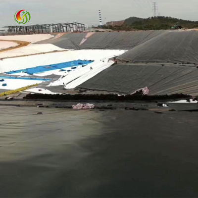 معطلة HDPE Geomembrane بركة غطاء عالية الكثافة البولي إيثيلين غطاء