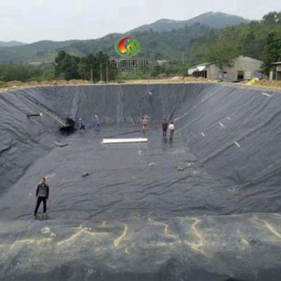 معطلة HDPE Geomembrane بركة غطاء عالية الكثافة البولي إيثيلين غطاء