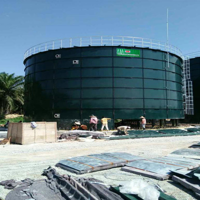 800m3 اللاهوائية Digester Tank CSTR Advanced Waste Digester Biogas Tank