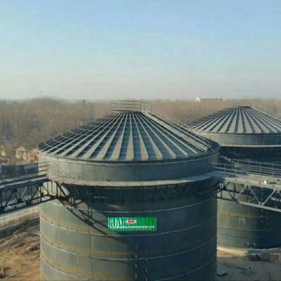 WWTP 800m3 Biogas Digester Tank RNG اللاهوائية Digester الصرف الصحي